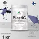 Краска для пластика пенопласта подоконников сайдинга Malare PlastiC Latex быстросохнущая матовая цвет оникс 1 кг
