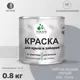 Эмаль по ржавчине Malare FastCorr для крыш заборов быстросохнущая износостойкая матовый сигнальный серый 0.8 кг