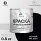 Эмаль по ржавчине Malare FastCorr для крыш заборов быстросохнущая износостойкая матовый черный 0.8 кг