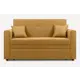 Раскладной диван Divan.ru Види 78x87x64 см ткань цвет жёлтый