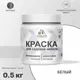 Краска для садовой мебели Malare Latex антисептическая матовая цвет белый 2 кг