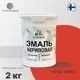 Эмаль универсальная для деревянных и минеральных поверхностей Malare износостойкая полуглянцевая цвет алое танго 2 кг