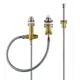Скрытая часть смесителя Hansgrohe 13439180 на 3 отверстия на край ванны