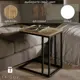 Кофейный столик прямоугольный Taigov 35x64 см цвет коричневый