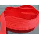 Лента ПП ременная Эбис 50 мм (50 м) красная