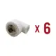Угол комбинированный 90° Aqualink 3/4"x20 мм ВП-ВР полипропилен 6 шт k16706