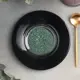Блюдо сервировочное Хорекс Verde Notte 15x15 см фарфор цвет черный