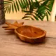 Блюдо сервировочное Simaland Ананас 7722072 14x26 см дерево цвет коричневый