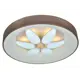 Светильник настенно-потолочный светодиодный Мелодия света Led light 1209 36 м² нейтральный белый свет цвет коричневый