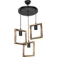 Светильник подвесной Toplight Tl1613h-03wd 3 лампы 9 м² цвет коричневый