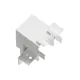 Коннектор жесткий для шинопровода Novotech 135218 Shino NT23 045 Г - образный в ГКЛ IP20 Smal цвет белый