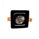 Светильник точечный светодиодный встраиваемый LUMINA DECO LDC 8064-7W BK Fostis нейтральный белый свет цвет черный