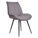 Стул Bradex Soft 57x50x80 см велюр цвет серый