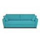 Диван Divan24 Мюнхен 240x95x102 см пенополиуретан цвет бирюзовый