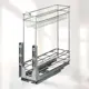 Бутылочница Мф-Комплект Alba с доводчиком 15.5x46x44 см цвет хром