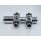 Комплект для подключения радиатора угловой Vario Term 000M873A021/L 3/4" латунь