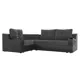 Диван Лига Диванов Митчелл 107547L 258x90x187 см велюр цвет серый