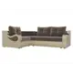 Диван Лига Диванов Митчелл 107546L 258x90x187 см велюр цвет коричневый