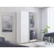 Шкаф-купе Мебельная Компания Е1 2 дверный 230x160x57 см 7 полок ЛДСП цвет белый 1Pds_160_B