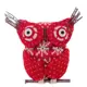 Фигура декоративная Сова 633457 Jiangsu holly everlasting inc., remeco collection 10 см растягивающаяся цвет красный