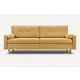 Раскладной диван Divan.ru Динс 95x90x60 см велюр цвет жёлтый