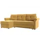 Диван Лига Диванов Леон 119749L 240x90x150 см вельвет цвет желтый