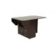 Стол прямоугольный Mebelson Km 38x130 см ЛДСП цвет венге
