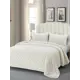 Покрывало Romance SHJ VE 132719, 230x250 см, наволочки 50x70 см 2шт, велюр, цвет молочный