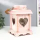 Подсвечник Simaland на 1 свечу "Фонарик с сердцем" с ручкой 20x12x12 см