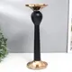 Подсвечник Simaland на 1 свечу "Голиаф" чёрный с золотом 25.5x9x9 см