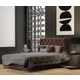 Кровать Шармэль двуспальная с подъемным механизмом люкс 160x110x208см массив дерева цвет коричневый