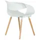 Комплект кухонных стульев 4 шт Dobrin Alien lmzl-pp682 61x61x54 см пластик цвет белый