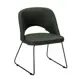Кухонный стул R-home Lars 76.5x57.5x52.5 см рогожка цвет зеленый/линк