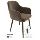 Стул Milavio ВенецияMR-6 57x85x58 см велюр цвет коричневый
