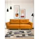 Раскладной диван Cityhd Коломбо двухспальный модульный 217x84x85 см велюр цвет оранжевый