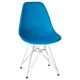 Кухонный стул Dobrin DSR LMZL 46x46x53.5 см полипропилен цвет голубой