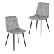 Стул Bohemia home BRAVO 44x87x54 см фанера цвет серый 2