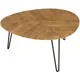 Журнальный столик фигурный Калифорния 75x80 см Эйтон 330 дуб американский