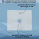 Столешница в ванную Marka one Ц0000008257 71.5x45см твердая поверхность цвет серый/серебристый