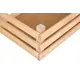 Набор ящиков деревянных для хранения Polini Home Boxy 33x33x15см береза натуральный 3шт