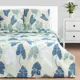 Комплект постельного белья Этель двуспальный Листья нимфеи бязь