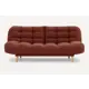 Раскладной диван Divan.ru Бонс-Т 100x90x56 см велюр цвет коричневый