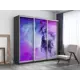 Шкаф-купе фотопечать Мебельная Компания Е1 3 дверный 240x180x60 см 9 полок ЛДСП цвет серый ef1011_180240_dm