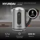 Электрический чайник 1.7 л Hyundai HYK-S9909 металл цвет серебристый