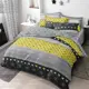 Простыня Home Mercury Сердечки 30 компаньон 27357, 220x240 см, поплин, на резинке