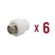 Муфта комбинированная Aqualink 3/4"x25 мм ВП-НР полипропилен 6 шт k16736