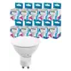 Набор ламп светодиодных Космос LED10.5wGU10C45_10 GU10 220-240 В 10.50 Вт спот матовая 860 Лм нейтральный белый свет 10 шт