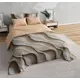 Простыня Home mercury Каракумы 145x214 см перкаль без резинки цвет бежевый
