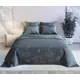 Простыня Home mercury Ночной котик 180x220 см перкаль без резинки цвет серый