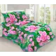 Простыня Home mercury Очарование 145x214 см бязь без резинки цвет зеленый